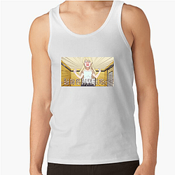 Aho-Girl Finding Laughter in the Absurd Vibe Aho Girl Tank Tops
