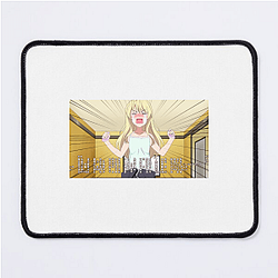 Aho-Girl Finding Laughter in the Absurd Vibe Aho Girl Mouse Pads