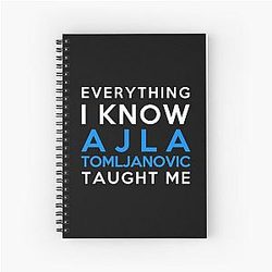 Ajla Tomljanovic Spiral Notebook