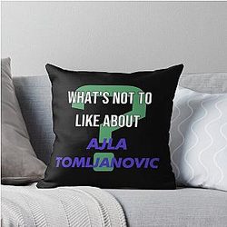 What's not to like about Ajla Tomljanovic Throw Pillow