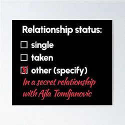 Ajla Tomljanovic - Relationship Poster