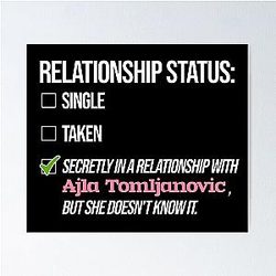 Relationship with Ajla Tomljanovic Poster
