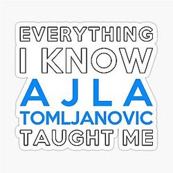 Everything I Know about Ajla Tomljanovic Sticker