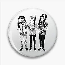 ajr band black outline  Pin
