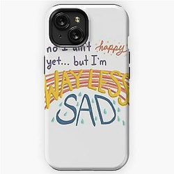 AJR Way Less Sad Lyrics iPhone Tough Case