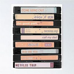 ajr the click cassette tapes Poster