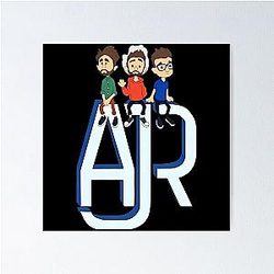 vintage ajr cool ajr 60s ajr star ajr Poster