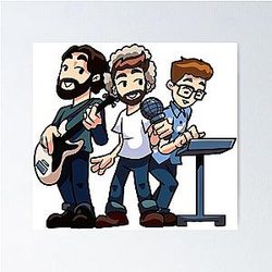 AJR Tour Merch Drawstring Bags  Poster