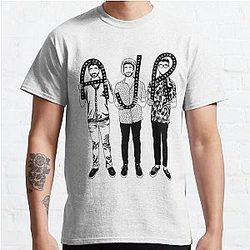 ajr band black outline  Classic T-Shirt