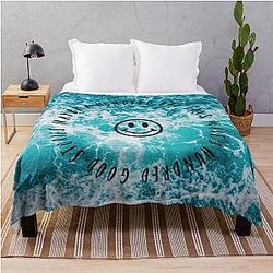 AJR 100 Bad Days Ocean Waves Throw Blanket
