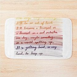 AJR OK Overture Lyrics Bath Mat