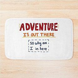 Adventure is Out There AJR lyric Bath Mat