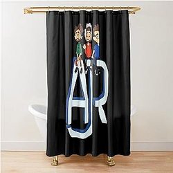 vintage ajr cool ajr 60s ajr star ajr Shower Curtain
