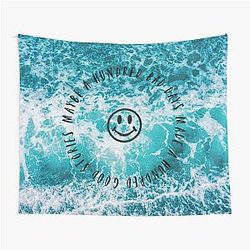AJR 100 Bad Days Ocean Waves Tapestry
