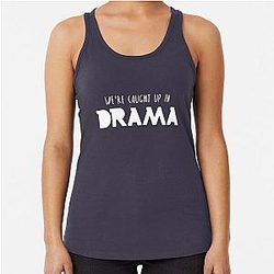 AJR We're Caught Up In Drama Racerback Tank Top