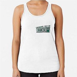 ajr bleecker st Racerback Tank Top