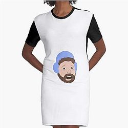 Jack Trapper Hat AJR Graphic T-Shirt Dress