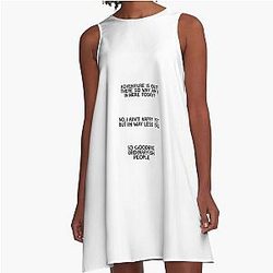 ajr ok orchestra lyric set A-Line Dress