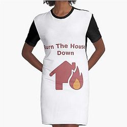 Ajr song inspired graphic Graphic T-Shirt Dress