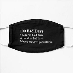 AJR Aesthetic Quote Lyrics Motivational Black Flat Mask