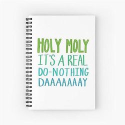 AJR Holy Moly Do Nothing Day Spiral Notebook