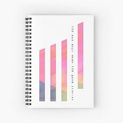 AJR - 100 Bad Days (Version 2) Spiral Notebook