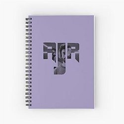 AJR in black and white  Spiral Notebook