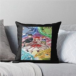 Retro Vintage Akatsuki No Yona Like Looking The Best Girls Throw Pillow
