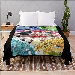Retro Vintage Akatsuki no Yona Throw Blanket