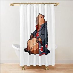 Akatsuki Capybara Shower Curtain