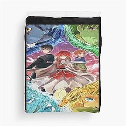 Retro Vintage Akatsuki No Yona Duvet Cover