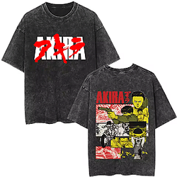 Retro Anime Poster PTTT2204 Washed Akira T-Shirts