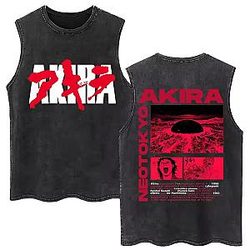 Neo-Tokyo Explosion PTTT0308 Washed  Akira Tank Tops