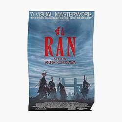 Akira Posters - Ran Akira Kurosawa vintage  Poster RB0908