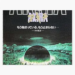 Akira Puzzles - Akira green city explosion Jigsaw Puzzle RB0908