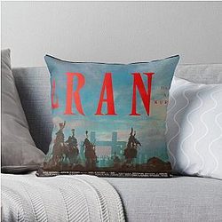 Akira Pillows - Ran Movie Poster Akira Kurosawa Throw Pillow RB0908