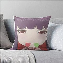 Akira Pillows - Akira Oono funny face Throw Pillow Cover RB0908
