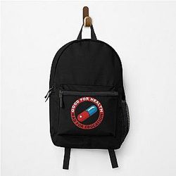 Akira Backpacks - black text health and education Akira 1988 film art gift for fans Backpack RB0908