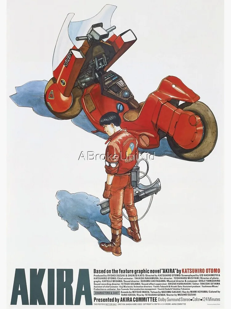 Akira Posters - Akira Movie Poster Alternative Poster RB0908
