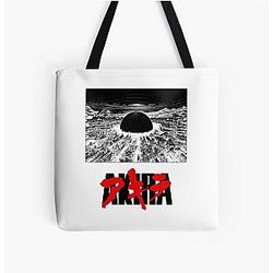Akira Bags - Akira Explosion with Logo All Over Print Tote Bag RB0908