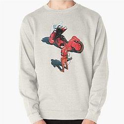 Akira Sweatshirts - Kaneda from Akira manga and movie Pullover Sweatshirt RB0908