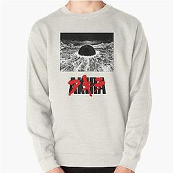 Akira Sweatshirts - Akira Explosion with Logo Pullover Sweatshirt RB0908