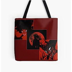 Akira Bags - DEVILMAN CRYBABY AKIRA Themed Design  All Over Print Tote Bag RB0908