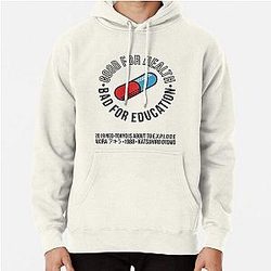 Akira Hoodies - Akira - Good for Health bad for Education Pullover Hoodie RB0908