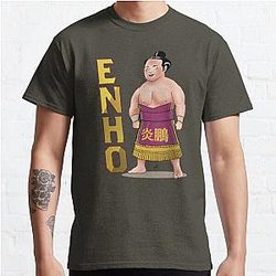 Akira T-Shirts - Sumo Wrestler "Enho" Rikishi Enho Akira Cartoon 炎鵬 Classic T-Shirt RB0908