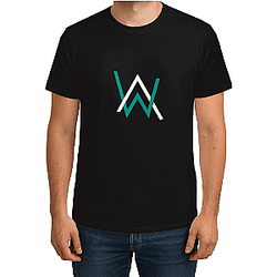 Alan-Walker Black&Green Logo T-Shirts