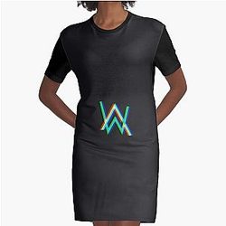 Alan Walker Graphic T-Shirt Dress