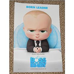 Boss Baby 13.5x20 Inch Movie Poster Alec Baldwin