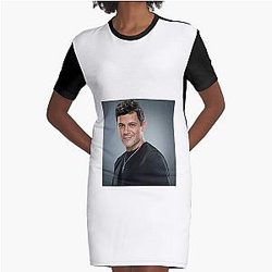 Alejandro Sanz Graphic T-Shirt Dress