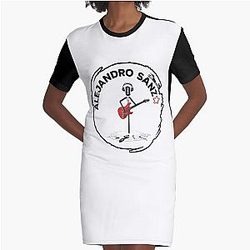 Alejandro Sanz Graphic T-Shirt Dress